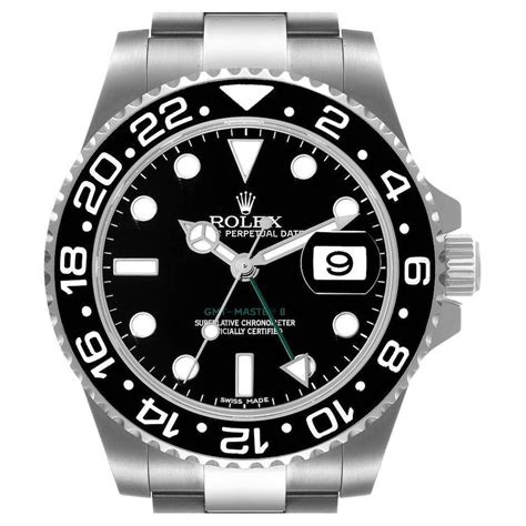 rolex gmt master 2 lunette noire